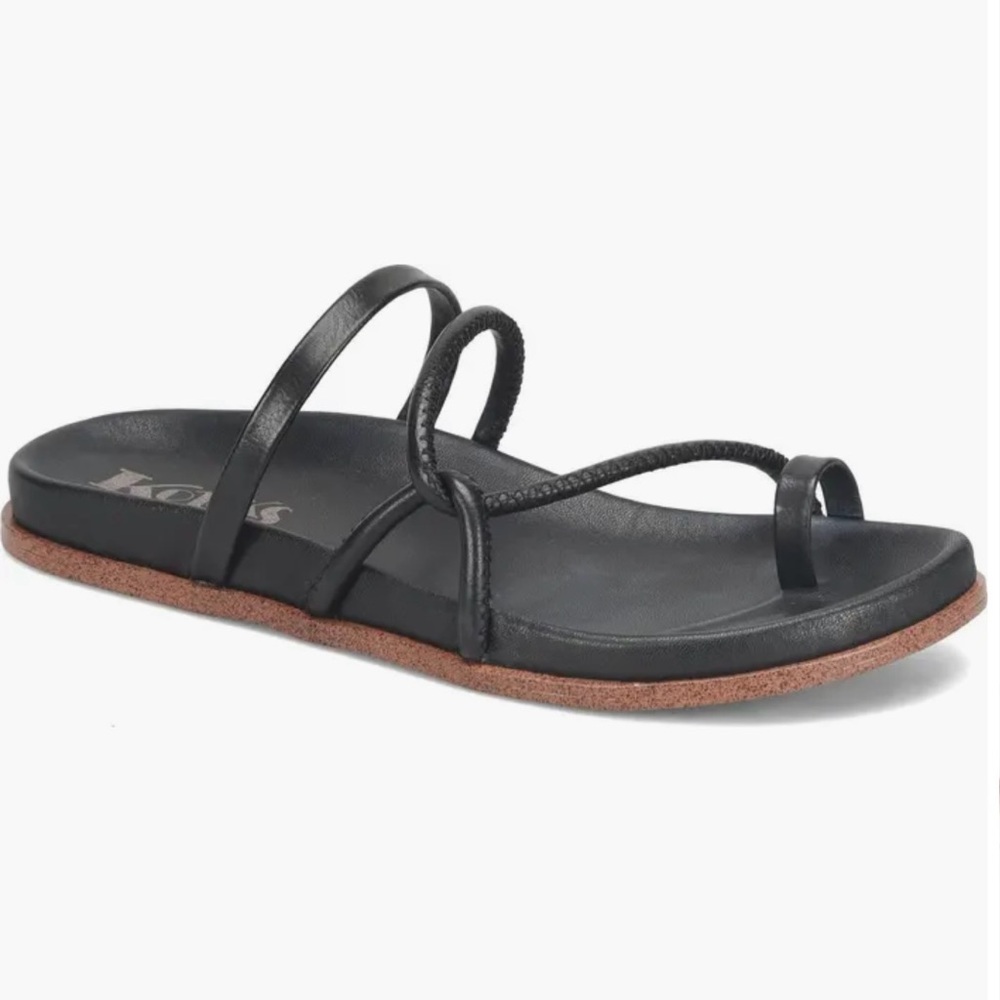 KORKS Black Audra Sandal NWT
